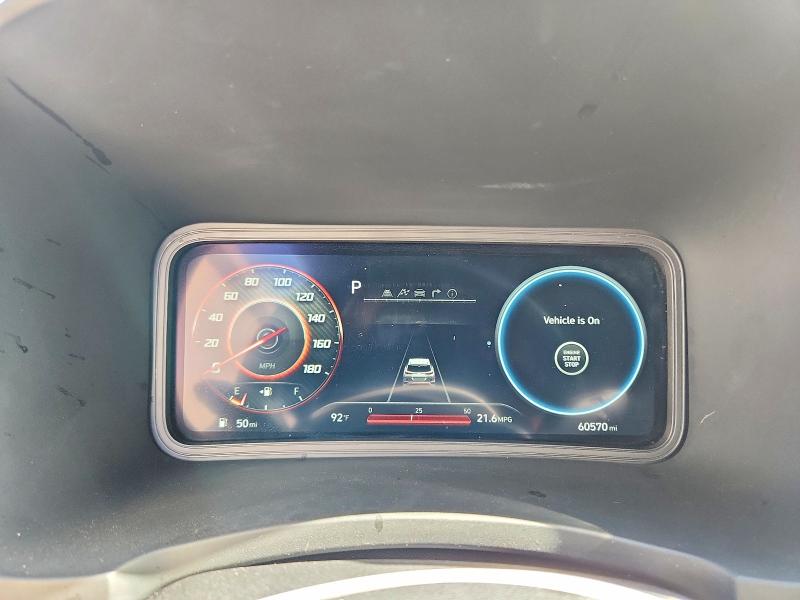 2022 Hyundai VIN KM8KH3AC0NU004895 COPART salvage auction — UNDERCARRIAGE, Ca - Salvage Certificate, sold $6,500 on 2026-07-13 (photo 9)