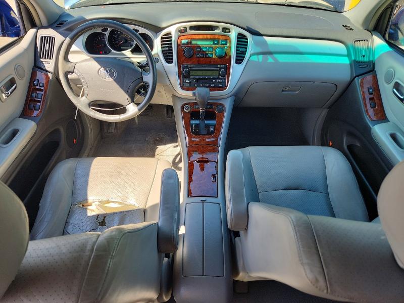 2005 Toyota Highlander VIN JTEEP21AX50100856 COPART salvage auction — FRONT END, CA - SALVAGE CERTIFICATE, sold $675 on 2026-07-24 (photo 8)