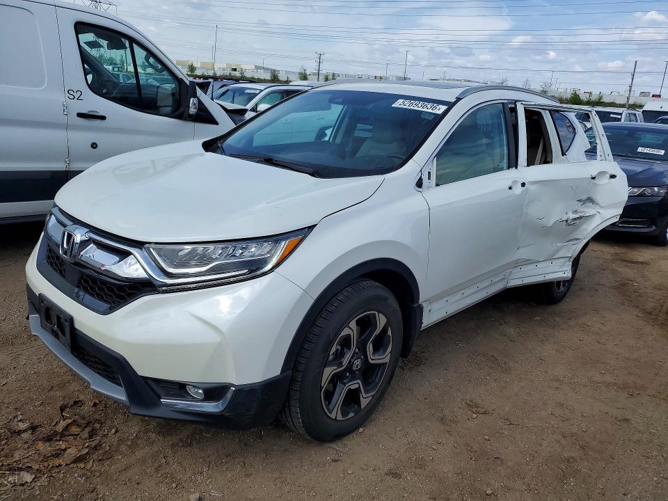 2018 Honda Cr-v VIN 2HKRW2H93JH663930 COPART salvage auction — SIDE, Il - Salvage Certificate, sold $11,600 on 2026-07-09 (photo 1)