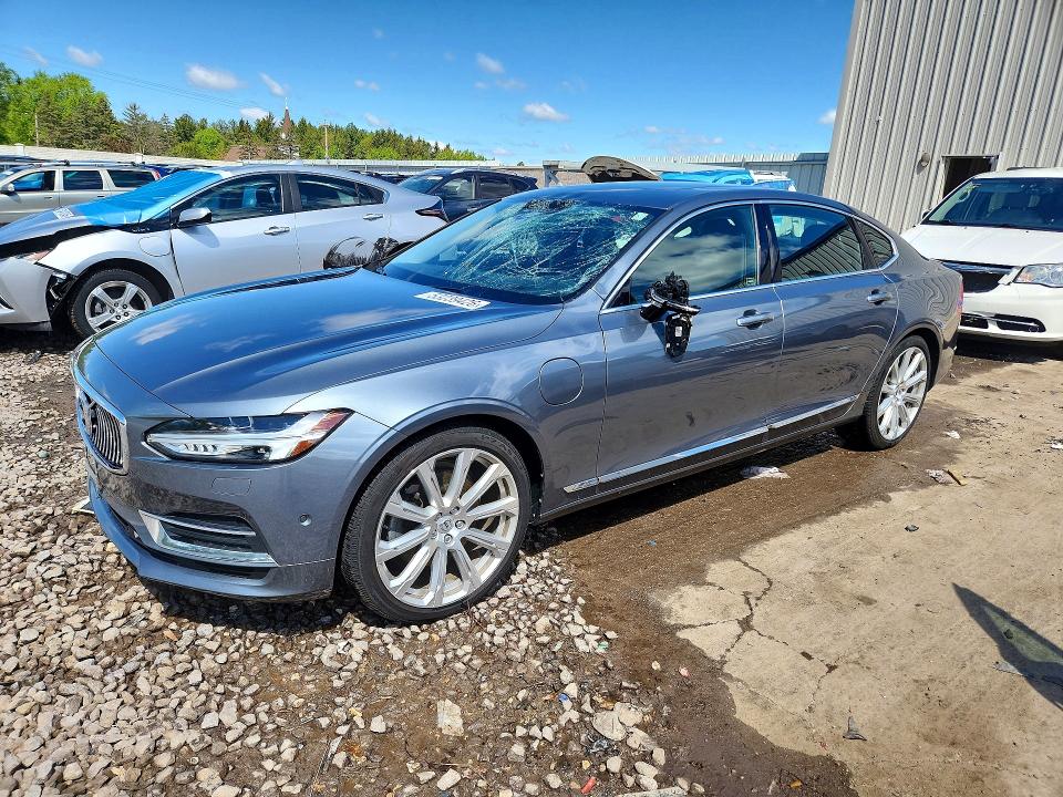 2018 Volvo S90 VIN LVYBC0AL9JP035873 COPART salvage auction — FRONT END, Wi - Certificate Of Title, sold $9,300 on 2026-07-06 (photo 1)