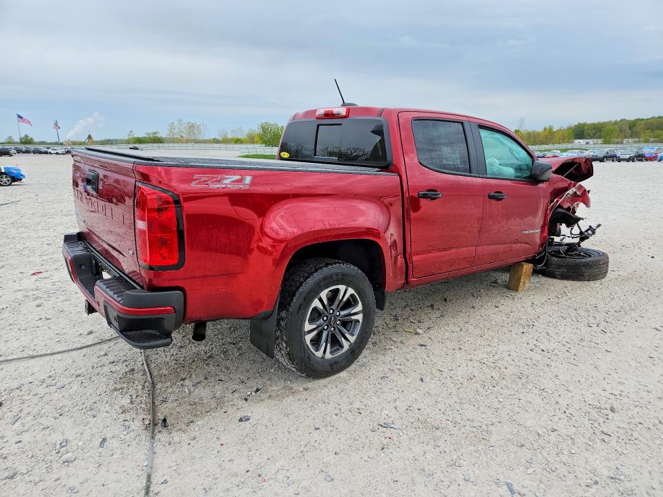 2022 Chevrolet Colorado VIN 1GCGTDEN4N1123495 COPART salvage auction — FRONT END, Mi - Cert Of Title-Salvage Vehicle, sold $3,650 on 2026-07-09 (photo 3)