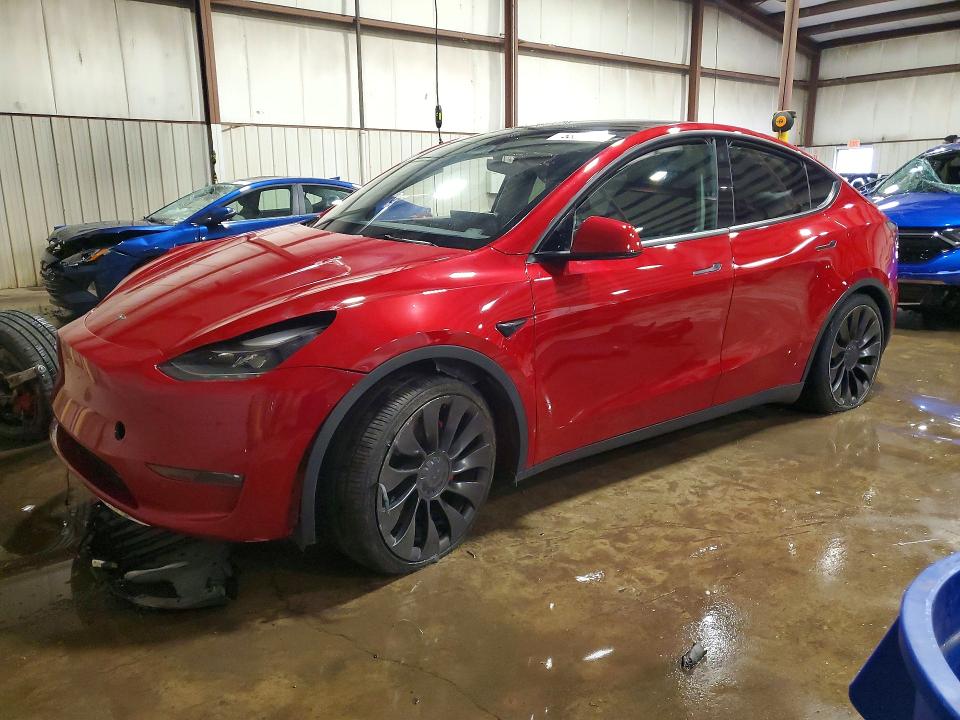 2023 Tesla Model Y VIN 7SAYGDEF5PF668104 COPART salvage auction — Front End, PA - CERTIFICATE OF SALVAGE, sold $6,800 on 2026-06-23 (photo 1)