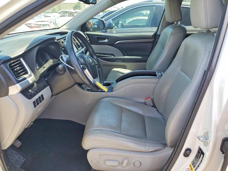 2015 Toyota Highlander VIN 5TDDKRFH1FS103446 COPART salvage auction — REAR END, Ca - Salvage Certificate, sold $9,100 on 2026-07-14 (photo 7)