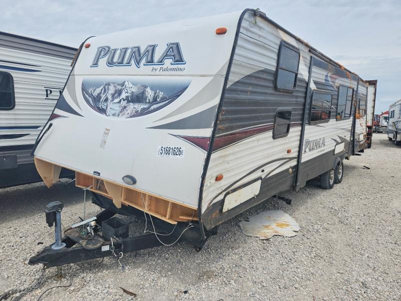 2015 Puma Palomino VIN 4X4TPUF23FP056582 COPART salvage auction — ROLLOVER, TX - SALVAGE VEHICLE TITLE, sold $25 on 2026-07-09 (photo 2)