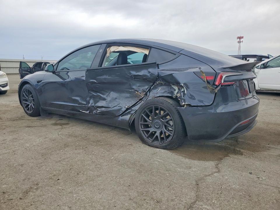 2024 Tesla Model 3 VIN 5YJ3E1EA5RF725601 COPART salvage auction — SIDE, Ca - Salvage Certificate, sold $8,800 on 2026-07-17 (photo 2)