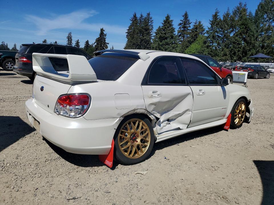 2007 Subaru Impreza VIN JF1GD76677L523974 COPART salvage auction — SIDE, WA - BILL OF SALE, sold $4,100 on 2026-07-24 (photo 3)