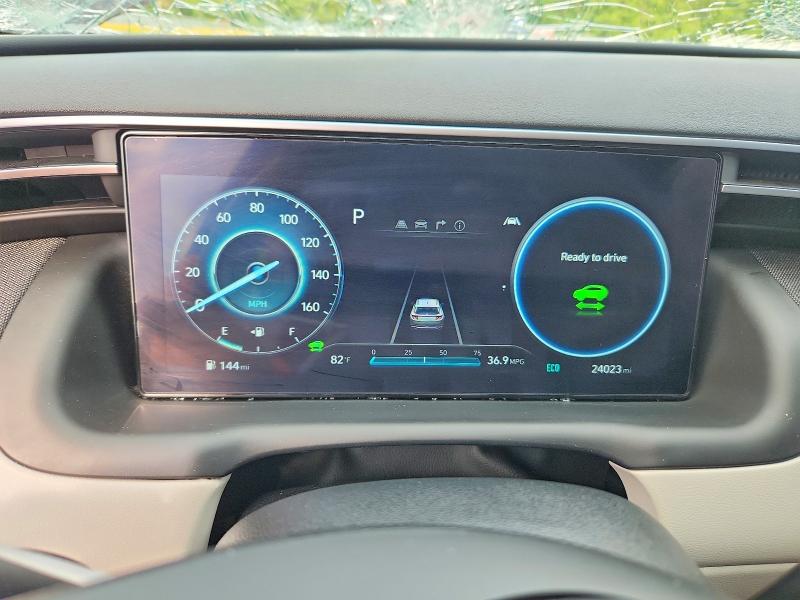 2024 Hyundai Tucson VIN KM8JECD10RU187106 COPART salvage auction — HAIL, Mo - Salvage Certificate Of Title, sold $12,600 on 2026-07-15 (photo 9)