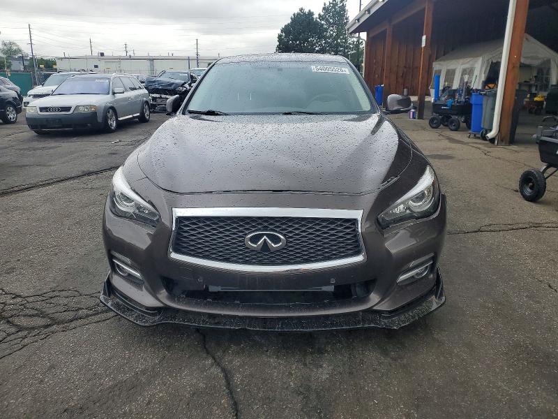 2017 Infiniti Q50 VIN JN1EV7AR6HM840580 COPART salvage auction — REAR END, Co - Public - Salvage Title, sold $750 on 2026-07-30 (photo 5)