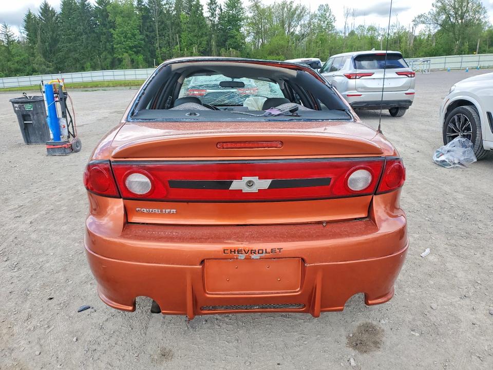 2004 Chevrolet Cavalier VIN 1G1JC52F347346415 COPART salvage auction — ROLLOVER, NY - MV-907A SALVAGE CERTIFICATE, sold $400 on 2026-07-06 (photo 6)