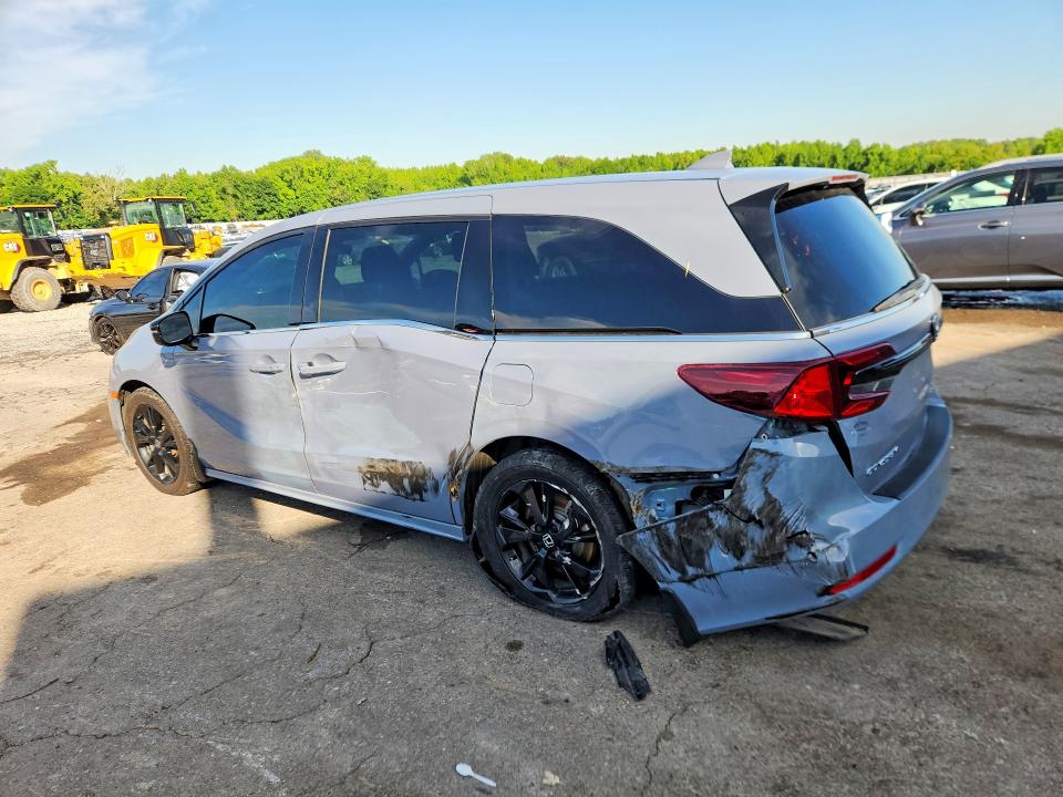 2024 Honda Odyssey VIN 5FNRL6H73RB031826 COPART salvage auction — SIDE, TN - SALVAGE CERTIFICATE, sold $15,800 on 2026-07-28 (photo 2)