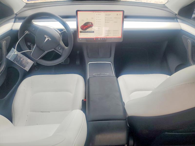 2023 Tesla Model y VIN 7SAYGDEE9PA099620 COPART salvage auction — REAR END, Tx - Salvage Vehicle Title, sold $6,400 on 2026-07-16 (photo 8)