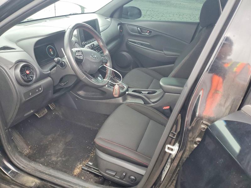 2022 Hyundai VIN KM8K33A38NU786054 COPART salvage auction — FRONT END, Tn - Salvage Certificate, sold $4,100 on 2026-07-30 (photo 7)