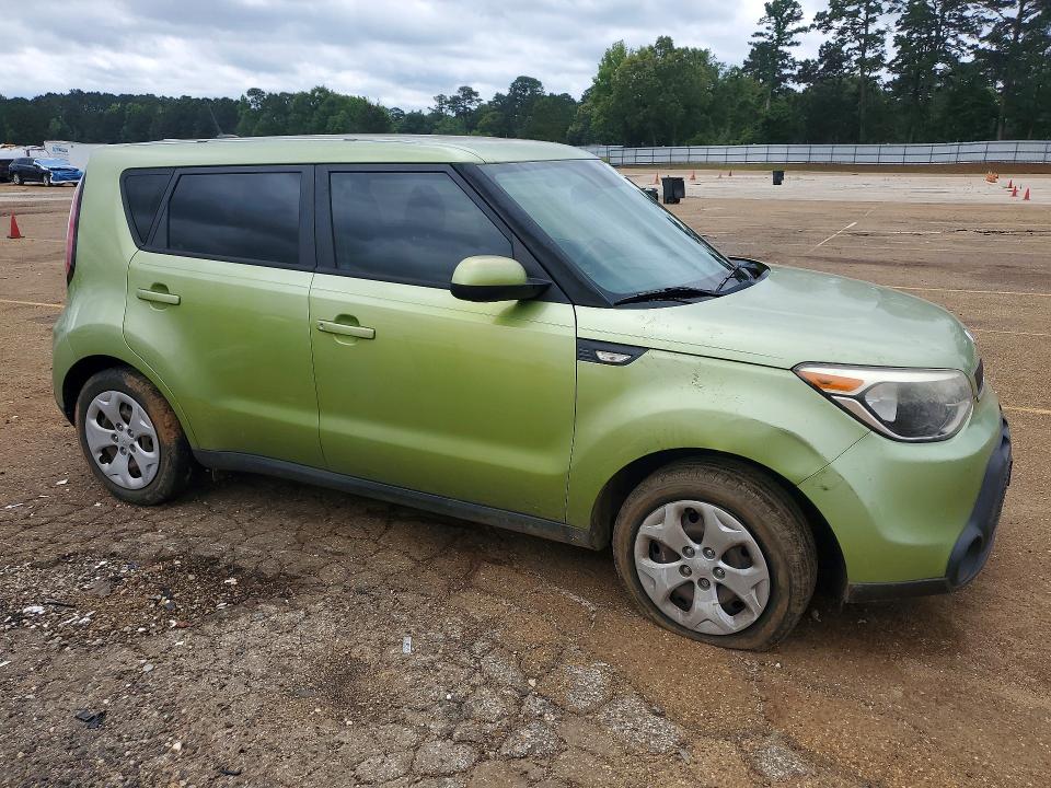 2014 Kia Soul VIN KNDJN2A28E7712787 COPART salvage auction — FRONT END, TX - SALVAGE VEHICLE TITLE, sold $1,300 on 2026-07-13 (photo 4)