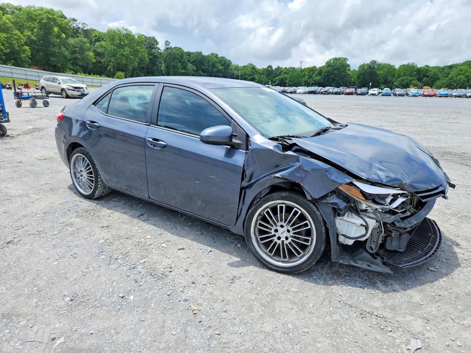2016 Toyota Corolla VIN 5YFBURHE0GP384279 COPART salvage auction — FRONT END, Nc - Salvage Certificate Of Title, sold $2,200 on 2026-07-08 (photo 4)