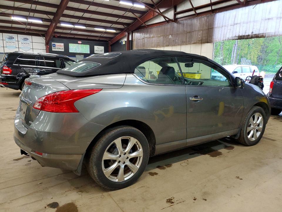 2014 Nissan Murano VIN JN8AZ1FY7EW300978 COPART salvage auction — FRONT END, Fl - Certificate Of Title, sold $3,550 on 2026-07-10 (photo 3)
