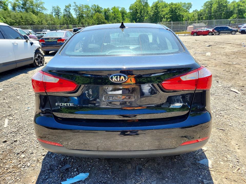 2016 Kia VIN KNAFK4A64G5537821 COPART salvage auction — VANDALISM, Va - Certificate Of Title, sold $1,750 on 2026-07-07 (photo 6)