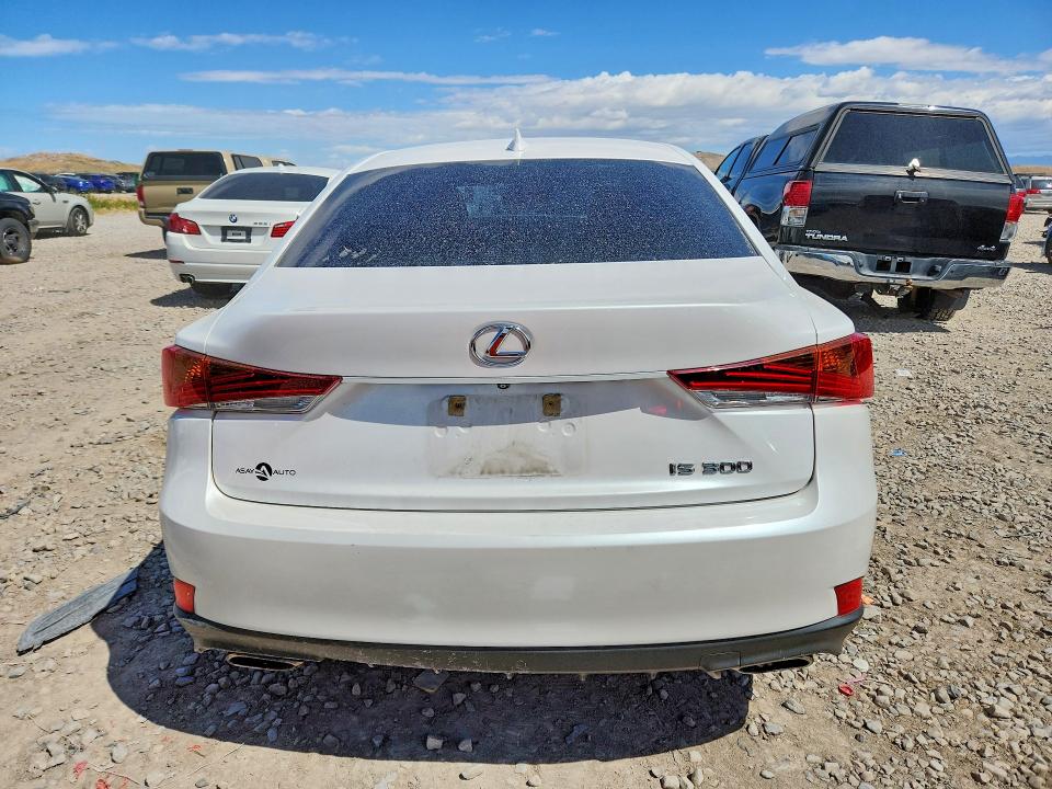 2018 Lexus Is VIN JTHBA1D20J5067076 COPART salvage auction — FRONT END, Ut - Salvage Certificate, sold $2,400 on 2026-07-28 (photo 6)
