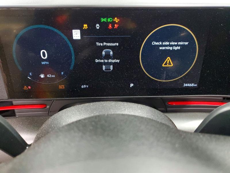 2024 Hyundai Kona VIN KM8HACA39RU101792 COPART salvage auction — REAR END, Ar - Cert Of Title-Salvage, sold $5,600 on 2026-07-28 (photo 9)