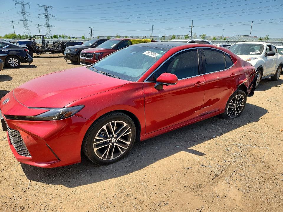 2025 Toyota Camry VIN 4T1DBADK6SU015557 COPART salvage auction — REAR END, Il - Salvage Certificate, sold $12,400 on 2026-07-30 (photo 1)