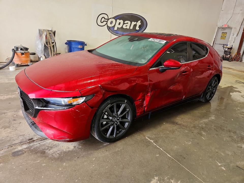 2022 Mazda 3 VIN JM1BPBLL2N1502032 COPART salvage auction — FRONT END, Ca - Certificate Of Title, sold $7,600 on 2026-07-07 (photo 1)