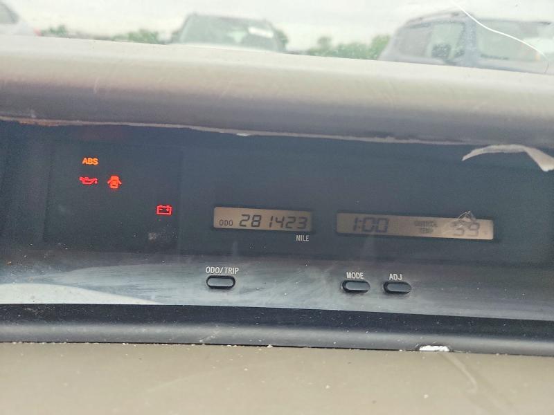 2001 Toyota Avalon VIN 4T1BF28B01U173905 COPART salvage auction — FRONT END, Tx - Salvage Vehicle Title, sold $500 on 2026-07-06 (photo 9)