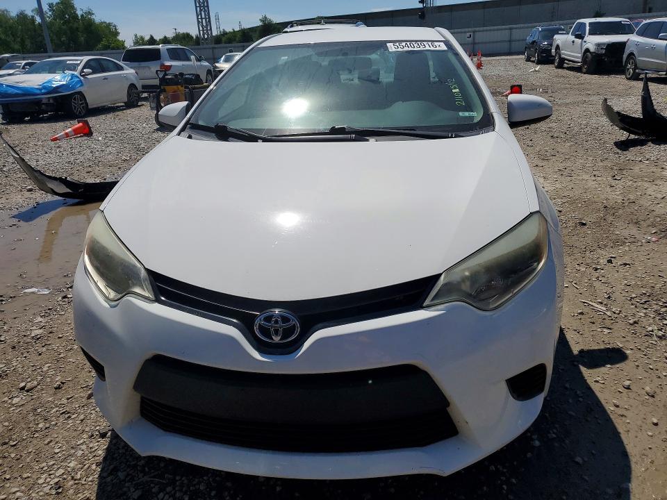 2014 Toyota Corolla VIN 5YFBURHE0EP003284 COPART salvage auction — REAR END, Oh - Cert Of Title-Salvage, sold $2,950 on 2026-07-02 (photo 5)