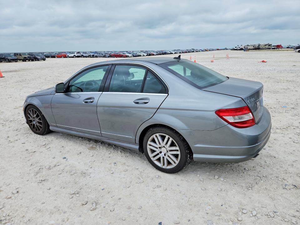 2009 Mercedes-benz C class VIN WDDGF81X99R065659 COPART salvage auction — UNDERCARRIAGE, Tx - Salvage Vehicle Title, sold $425 on 2026-07-16 (photo 2)