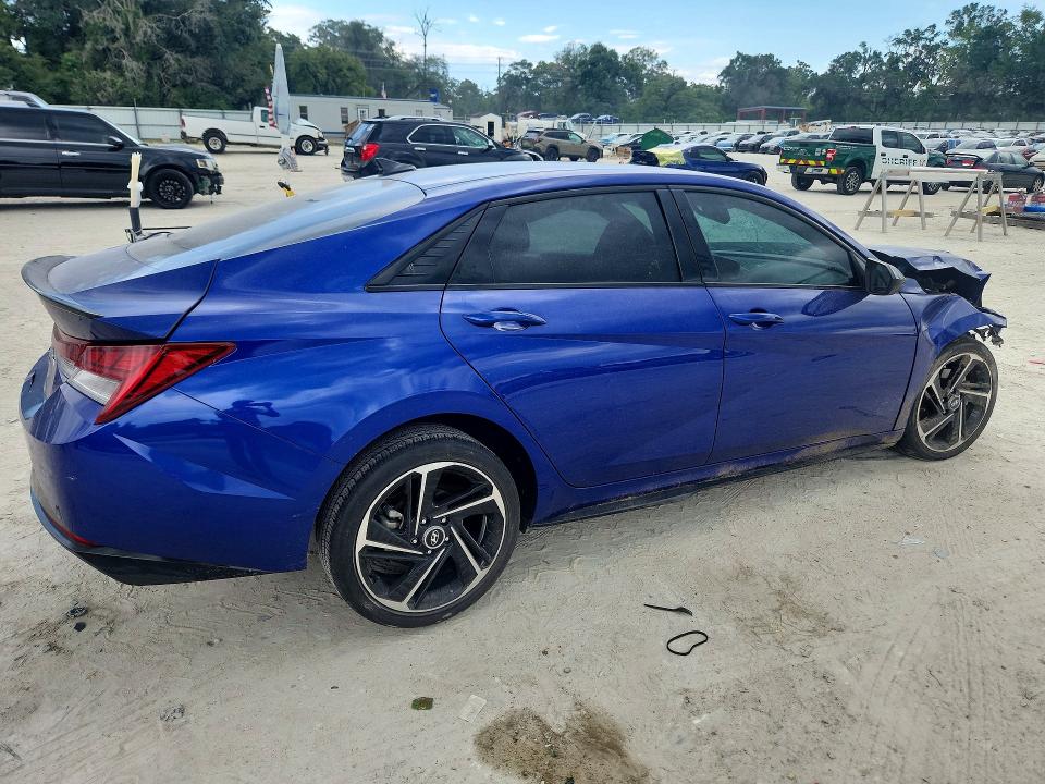 2023 Hyundai VIN KMHLR4AF7PU608223 COPART salvage auction — FRONT END, Fl - Cert Of Title Slvg Rebuildable, sold $1,650 on 2026-07-14 (photo 3)