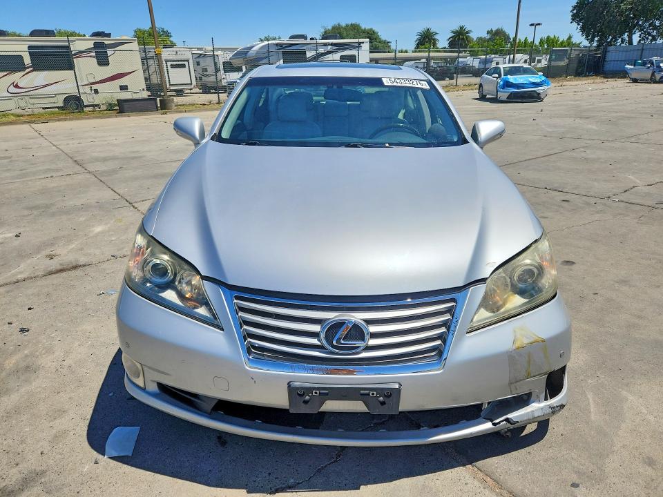 2011 Lexus ES VIN JTHBK1EG3B2461262 COPART salvage auction — FRONT END, Ca - Salvage Certificate, sold $1,300 on 2026-07-27 (photo 5)