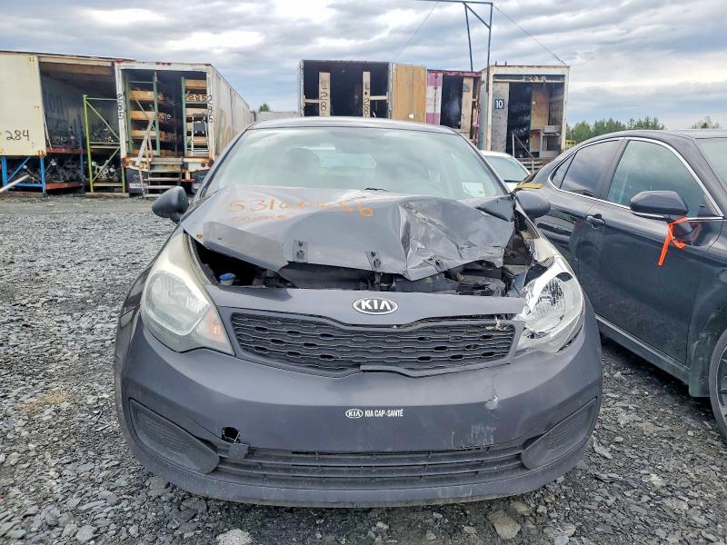 2015 Kia Rio VIN KNADM4A32F6518362 COPART salvage auction — FRONT END, Qc - Gravement Accidente, sold $125 on 2026-07-28 (photo 5)