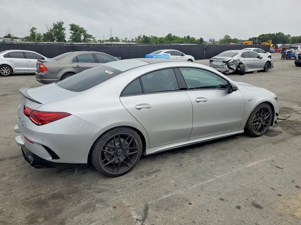 2022 Mercedes-benz Cla-klasse amg VIN W1K5J5DB9NN278309 COPART salvage auction — FRONT END, Il - Salvage Certificate, sold $12,700 on 2026-07-30 (photo 3)
