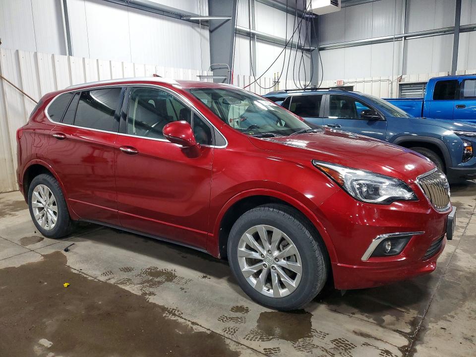 2018 Buick Envision VIN LRBFX2SA5JD115225 COPART salvage auction — HAIL, Mn - Cert Of Title-Salvage, sold $500 on 2026-07-21 (photo 4)