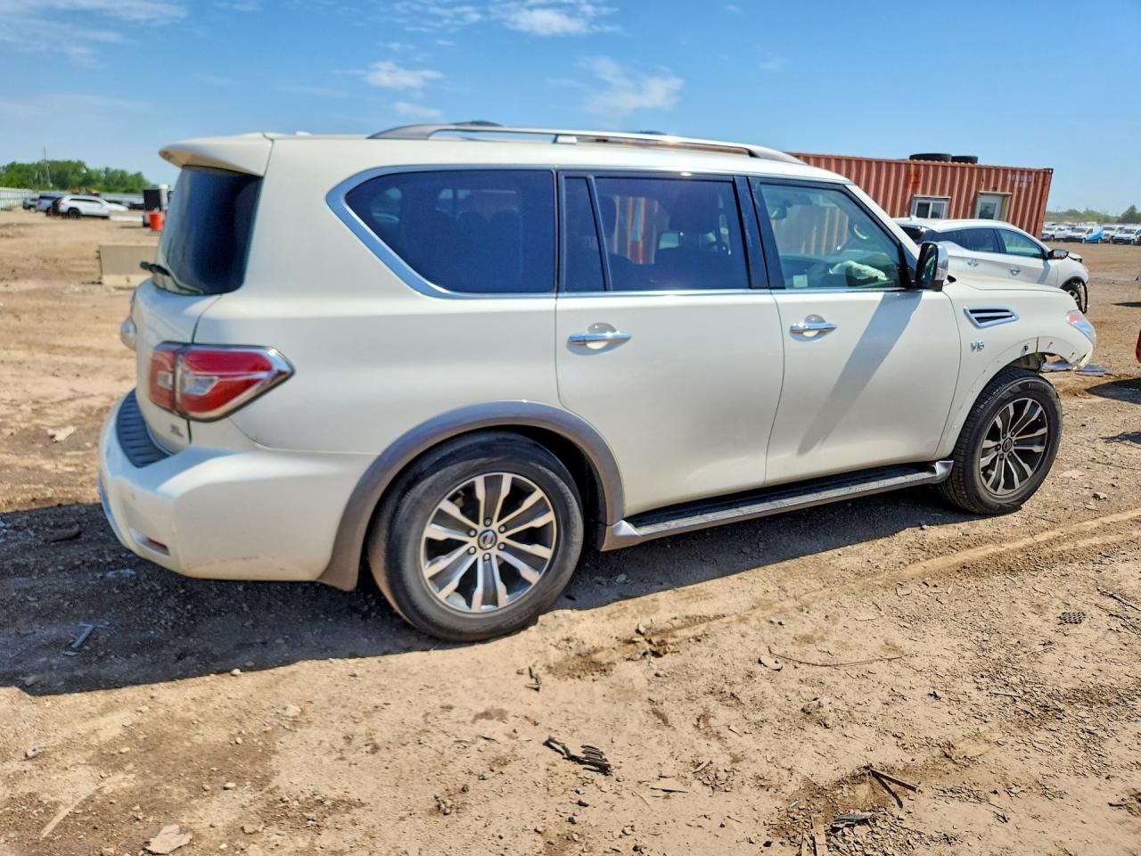 2018 Nissan Armada VIN JN8AY2NC6JX503301 COPART salvage auction — Front End, IL - SALVAGE CERTIFICATE, sold $7,000 on 2026-07-02 (photo 3)