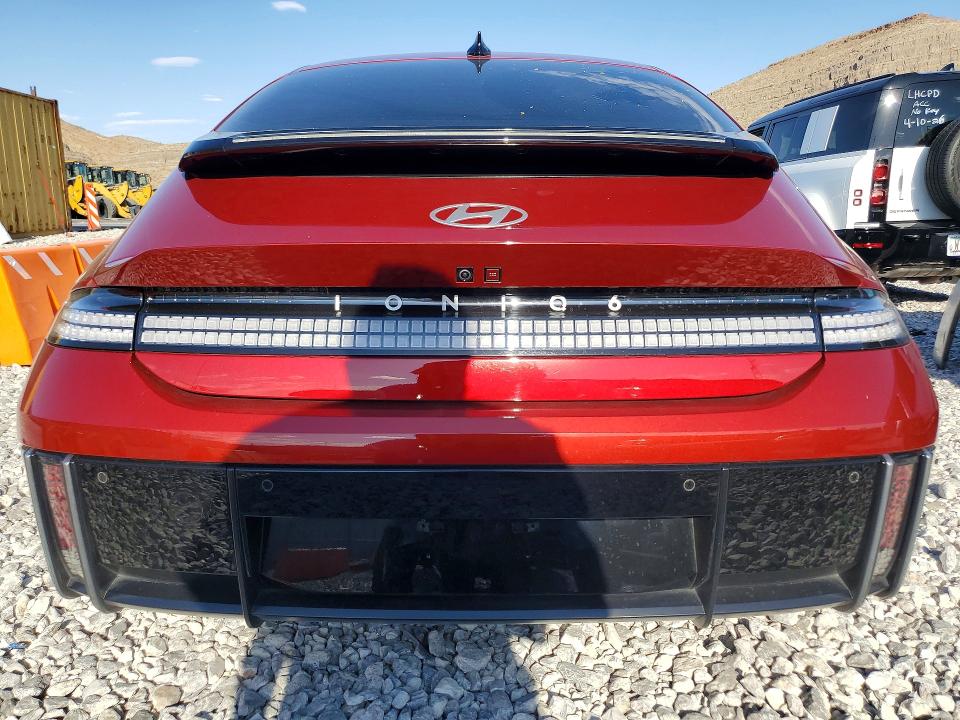 2023 Hyundai Ioniq 6 VIN KMHM34AC0PA024694 COPART salvage auction — FRONT END, NV - SALVAGE TITLE, sold $5,600 on 2026-07-22 (photo 6)