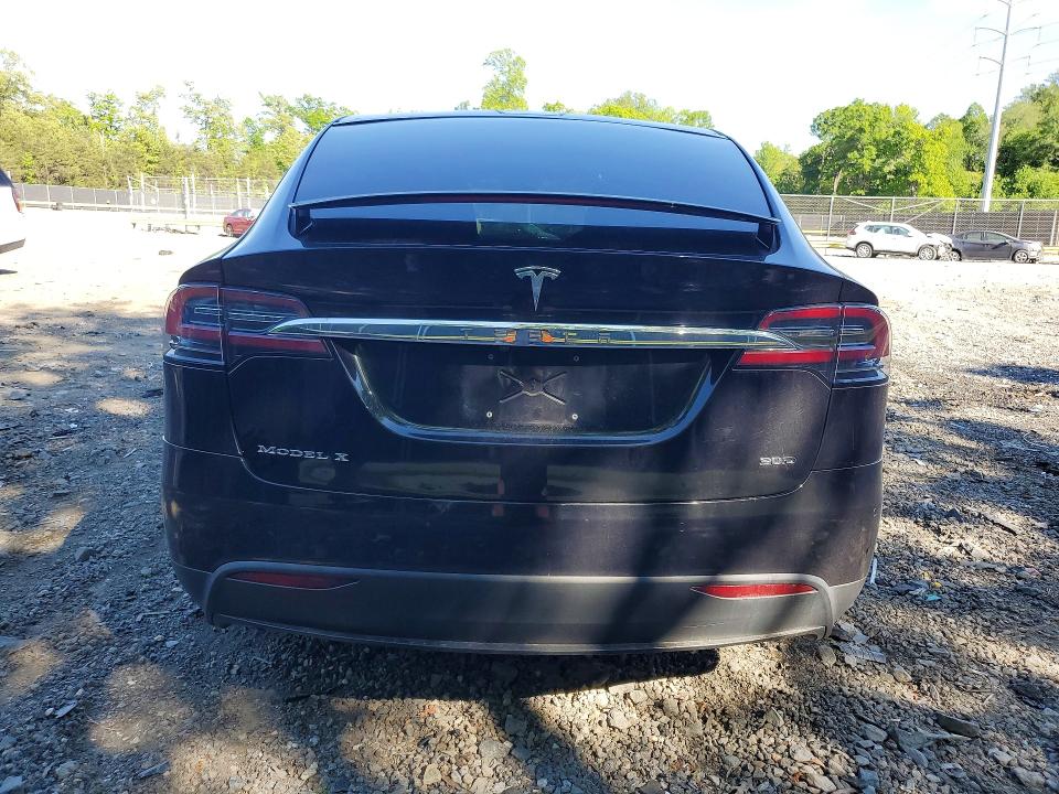 2016 Tesla Model x VIN 5YJXCBE24GF014605 COPART salvage auction — MINOR DENT/SCRATCHES, MD - CERT OF SALVAGE > 75% DAMAGE, sold $8,200 on 2026-07-21 (photo 6)