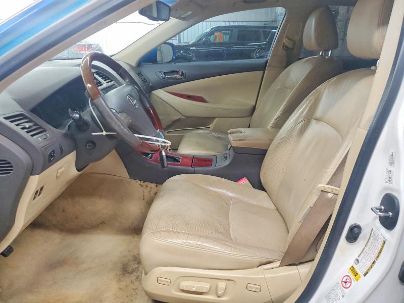 2009 Lexus ES VIN JTHBJ46G392290199 COPART salvage auction — FRONT END, Nc - Salvage Certificate Of Title, sold $975 on 2026-07-08 (photo 7)