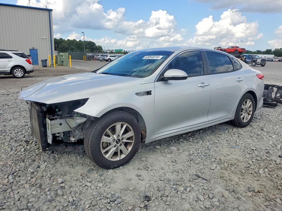 2016 Kia Optima VIN KNAGT4L32G5117155 COPART salvage auction — FRONT END, Fl - Cert Of Title Slvg Rebuildable, sold $1,050 on 2026-07-13 (photo 1)