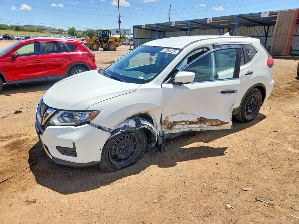2017 Nissan VIN KNMAT2MT6HP608233 COPART salvage auction — SIDE, Salvage Title, sold $1,250 on 2026-07-29 (photo 1)