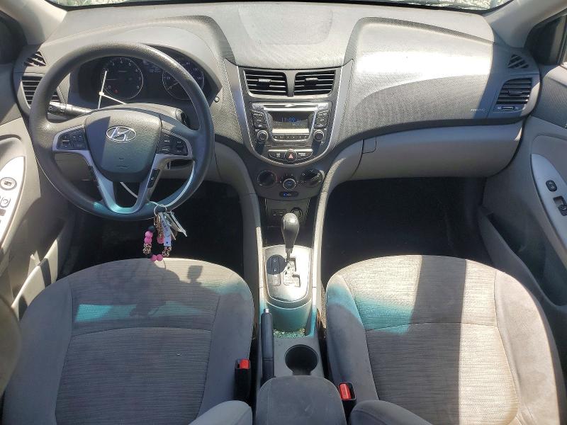 2017 Hyundai Accent VIN KMHCT4AE4HU359714 COPART salvage auction — VANDALISM, Nc - Salvage Certificate Of Title, sold $1,600 on 2026-07-29 (photo 8)