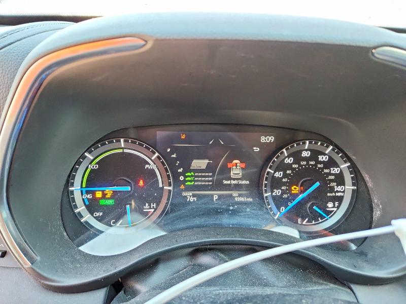 2021 Toyota VIN 5TDEBRCHXMS017767 COPART salvage auction — WATER/FLOOD, Tx - Salvage Title-Flood Damage, sold $17,900 on 2026-07-02 (photo 9)