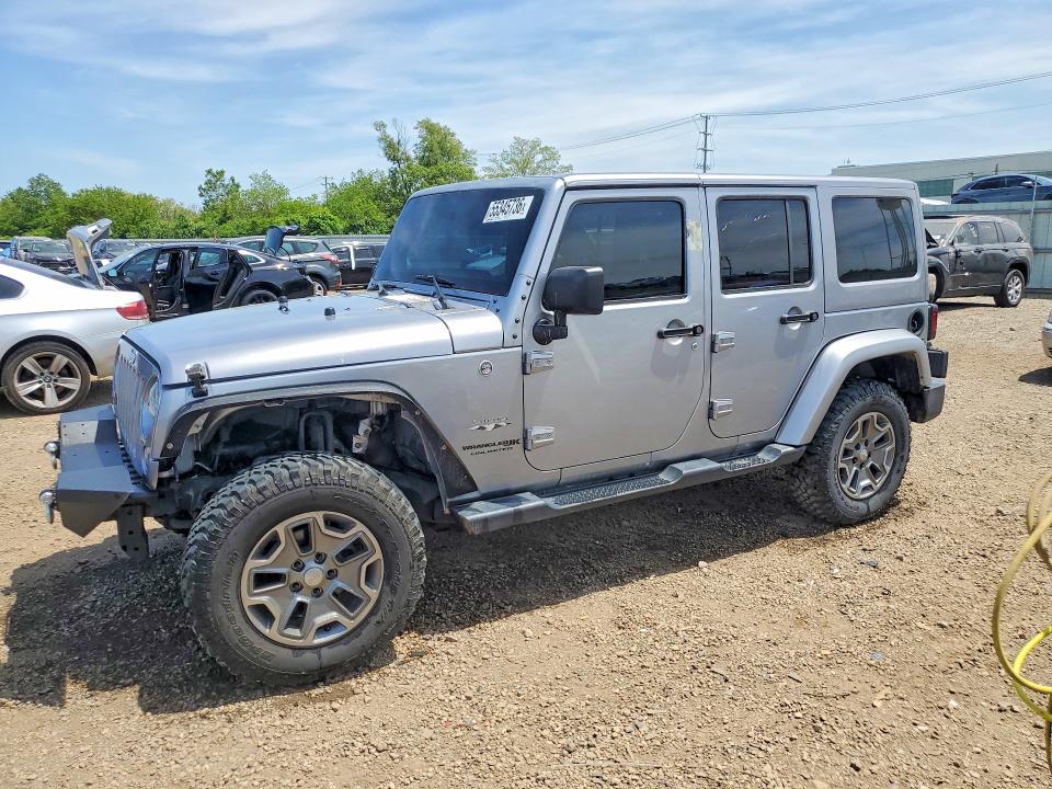 2018 Jeep Wrangler / VIN 1C4BJWEGXJL806832 COPART salvage auction — HAIL, Il - Salvage Certificate, sold $9,200 on 2026-07-03 (photo 1)