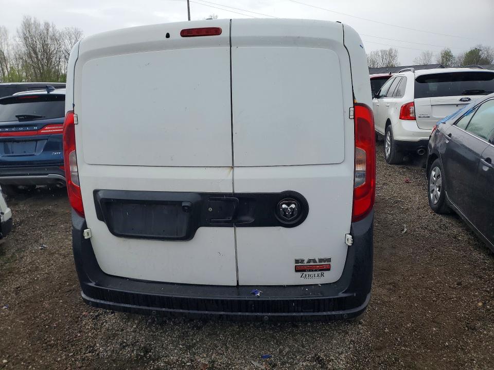 2017 Ram Promaster city VIN ZFBERFAB2H6D64787 COPART salvage auction — FRONT END, Mi - Dealer Only Clean Title, sold $325 on 2026-07-08 (photo 6)