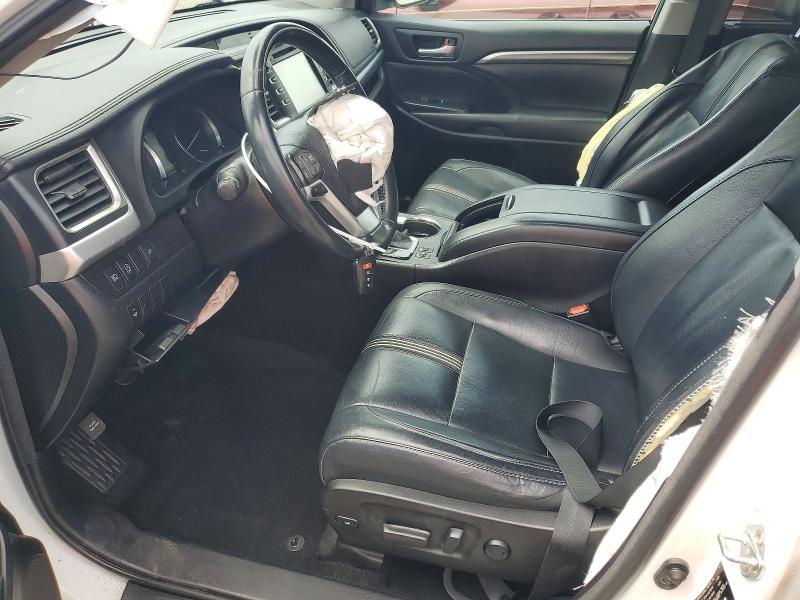 2018 Toyota Highlander VIN 5TDJZRFH2JS817139 COPART salvage auction — FRONT END, Nj - Cert Of Title-Salvage, sold $7,300 on 2026-07-15 (photo 7)