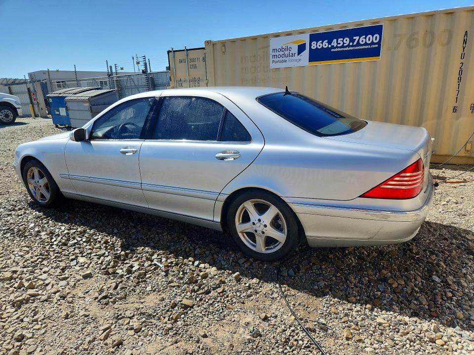 2005 Mercedes-benz S-klasse VIN WDBNG75J85A445520 COPART salvage auction — MINOR DENT/SCRATCHES, Ca - Certificate Of Title, sold $150 on 2026-07-16 (photo 2)