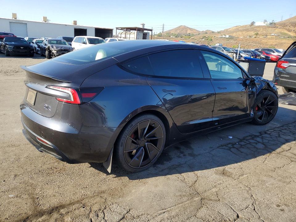 2024 Tesla VIN 5YJ3E1ET0RF895284 COPART salvage auction — FRONT END, Ca - Salvage Certificate, sold $17,500 on 2026-07-20 (photo 3)