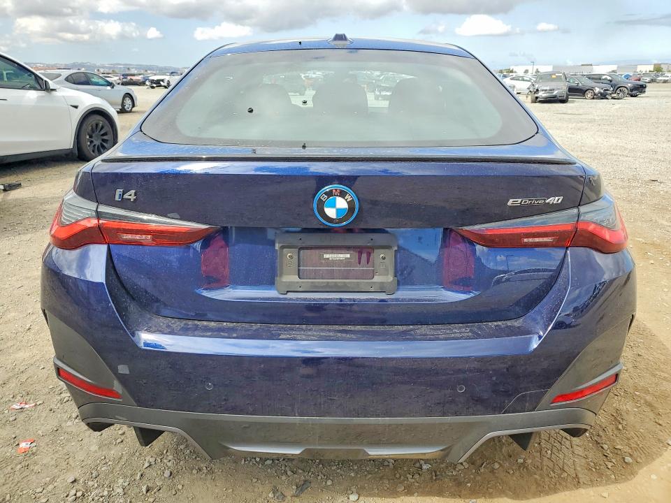 2023 BMW I4 VIN WBY73AW03PFN46137 COPART salvage auction — FRONT END, Ca - Salvage Certificate, sold $13,100 on 2026-07-31 (photo 6)