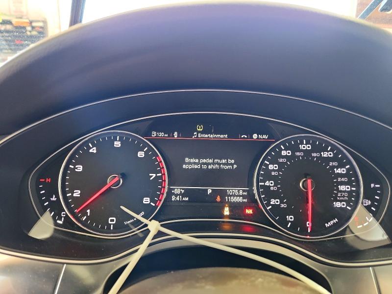 2013 Audi A6 VIN WAUGGAFC8DN047347 COPART salvage auction — FRONT END, Pa - Certificate Of Salvage, sold $575 on 2026-07-30 (photo 9)