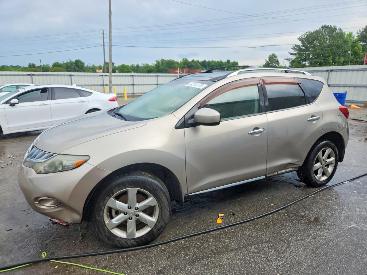 2010 Nissan Murano VIN JN8AZ1MU7AW011402 COPART salvage auction — Vandalized, AL - CERT OF TITLE-SALVAGE TITLE, sold $300 on 2026-06-25 (photo 1)