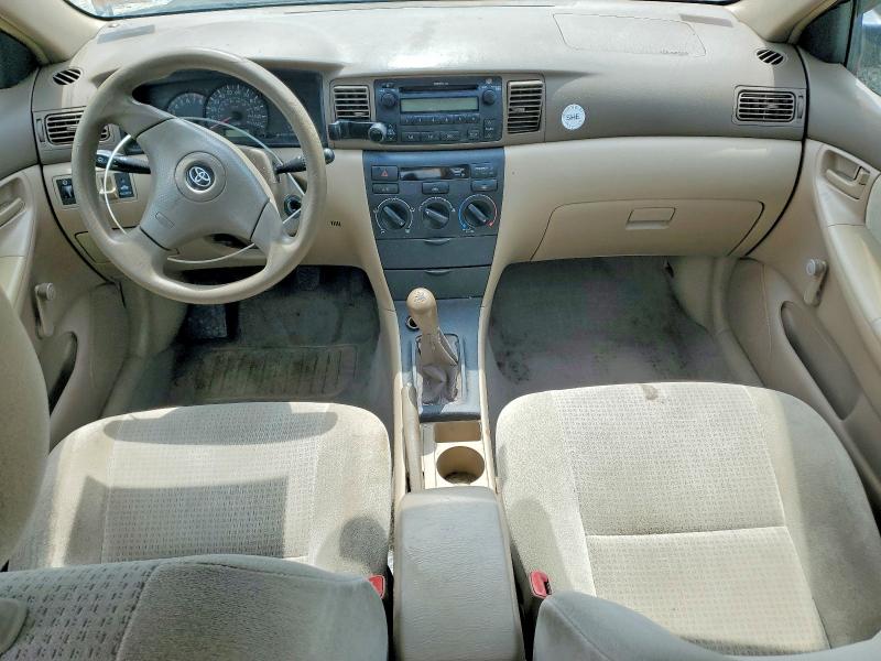 2007 Toyota Corolla VIN 2T1BR32E27C766627 COPART salvage auction — FRONT END, Ma - Cert Of Title-Reconstrctd Coll, sold $775 on 2026-07-06 (photo 8)