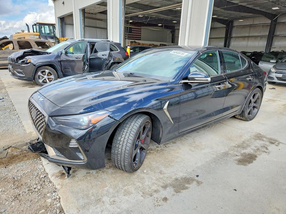 2019 Genesis G70 VIN KMTG34LE6KU031366 COPART salvage auction — FRONT END, Ne - Cert Of Title-Salvage, sold $5,200 on 2026-07-14 (photo 1)